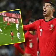 [Video] Cristiano Ronaldo agranda su leyenda y marca golazo de chilena con Portugal
