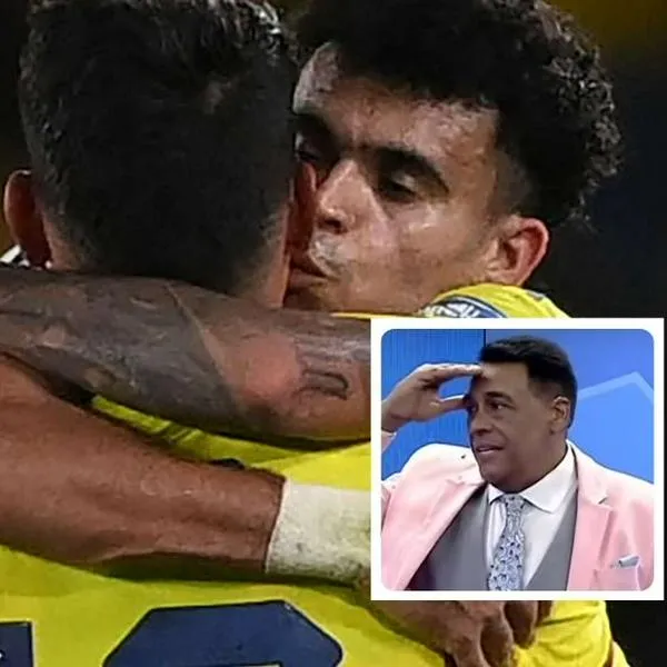 Fotos de James Rodríguez y Luis Díaz y de Alberto Pérez, en nota de periodista uruguayo que tiró contra Colombia cambió su actitud y reveló llamadas