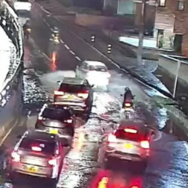 Inundaciones en Bogotá por fuertes lluvias.