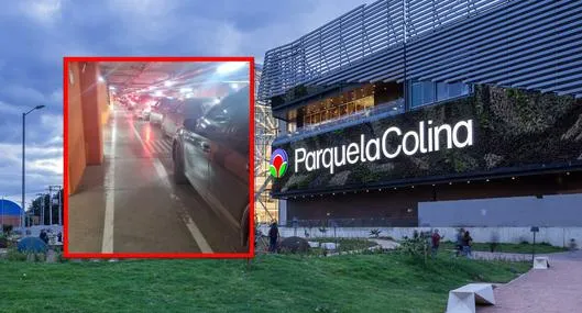 Centro comercial Parque La Colina: problemas y trancones para salir de la ciudad.