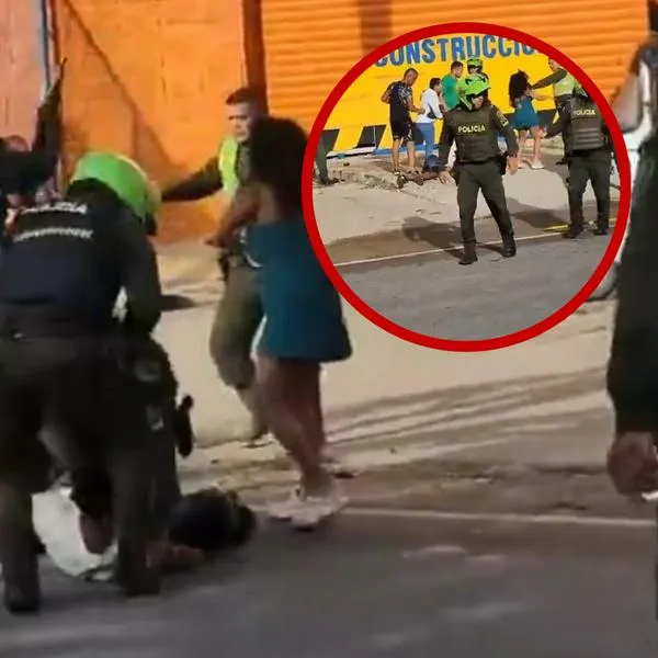 Pelea en Malambo, Atlántico