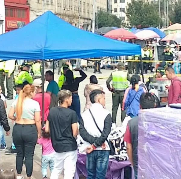 Tiroteo en San Victorino. 