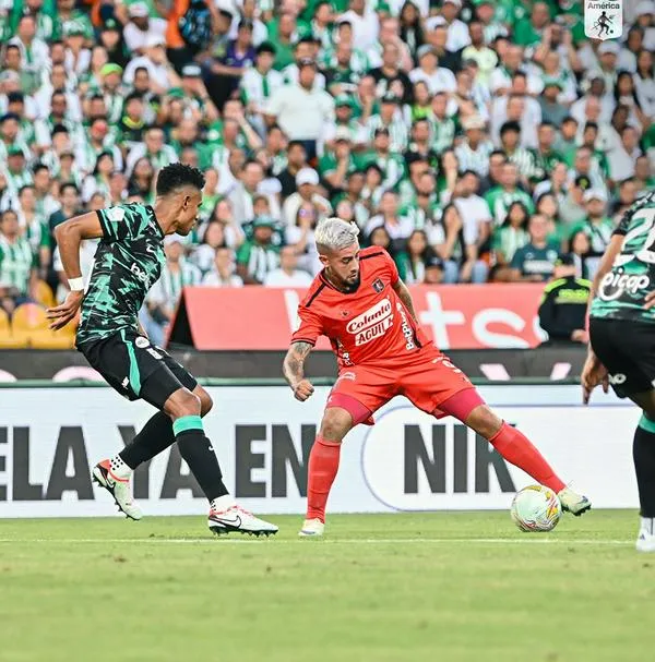 Nacional vs. América en la final de la Copa Colombia.