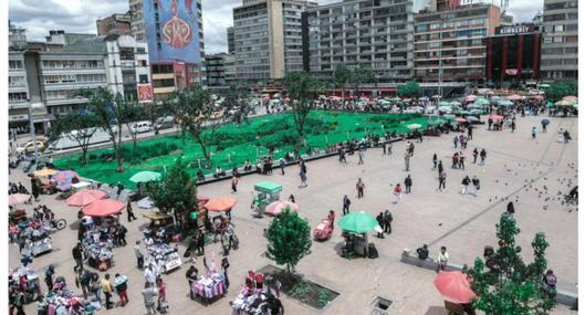 Balacera en San Victorino hoy expuso problema contra comerciantes en Bogotá