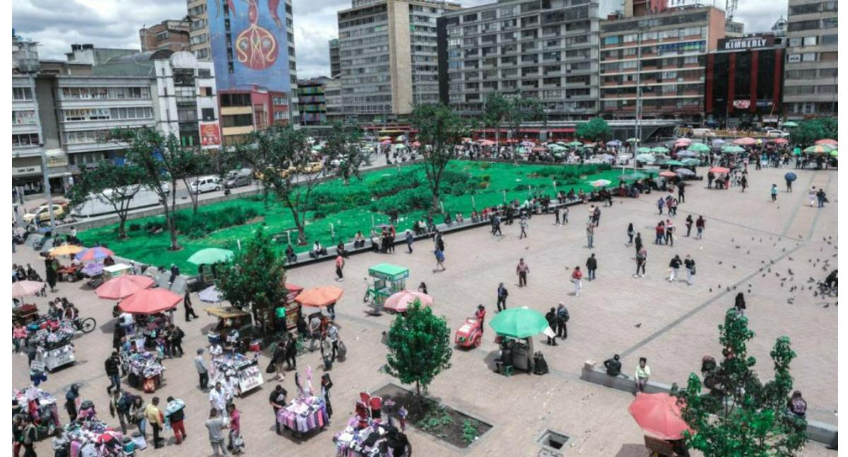 Balacera en San Victorino hoy expuso problema contra comerciantes en Bogotá