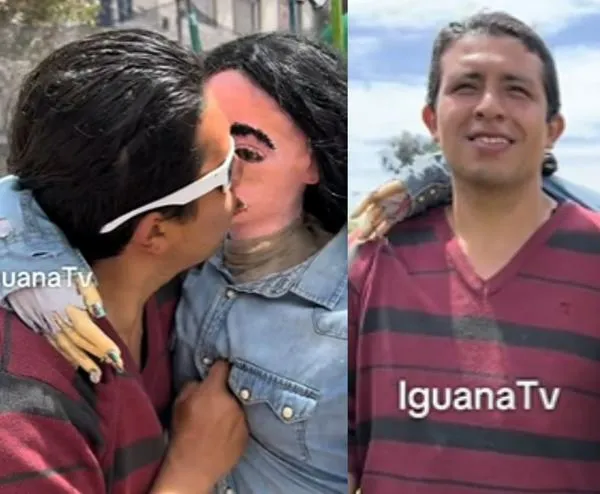 Bogotano con familia de trapo dijo si los vendería para quemarla en año viejo