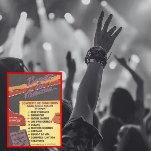 ¿Cuándo fue el primer concierto que hubo en El Campin en Bogotá?