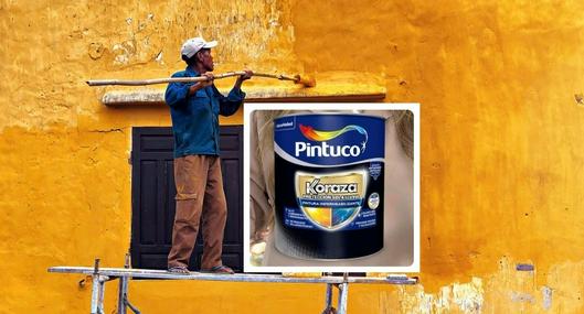 Foto de pintor y Pintuco, en nota de quién es el dueño de pinturas Pintuco, empresa de Colombia con poder en exterior