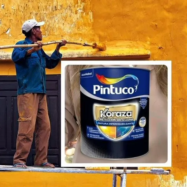 Foto de pintor y Pintuco, en nota de quién es el dueño de pinturas Pintuco, empresa de Colombia con poder en exterior
