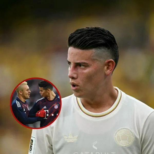 James Rodríguez se peleó en Brasil.