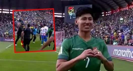 Pelea entre Bolivia y Paraguay por Eliminatorias tras polémico gol de Terceros