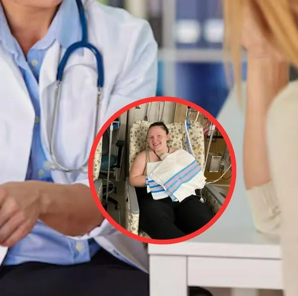 Joven fue al médico por dolor de garganta y descubrieron esperaban cuatro bebés