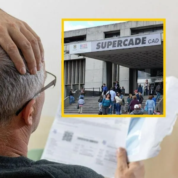 Imagen de referencia de persona con deudas y SuperCade Bogotá.