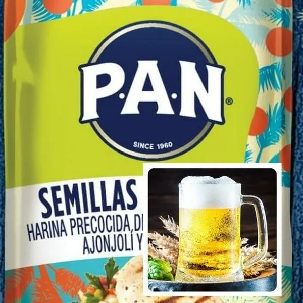 Fotos de harina PANy de cerveza, en nota de quién es dueño de harina P.A.N., empresa popular en Colombia y aliada de cerveza
