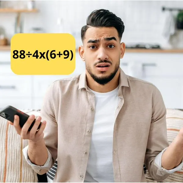 ¿Cuál es la respuesta a 88÷4x(6+9)? Pocas personas lo solucionan