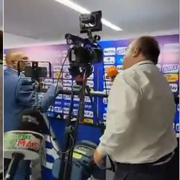 Jaime Dinas y René Wedeking se agarraron en zona mixta: video