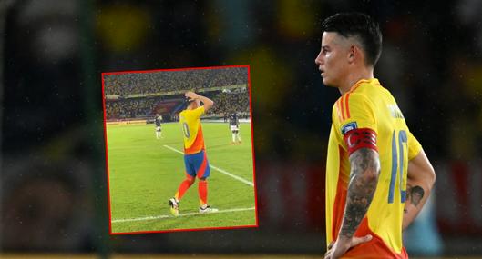 James Rodríguez: reacción gol errado Jhon Córdoba Colombia-Ecuador Eliminatorias