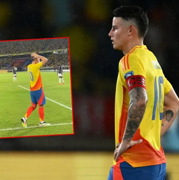 James Rodríguez: reacción gol errado Jhon Córdoba Colombia-Ecuador Eliminatorias
