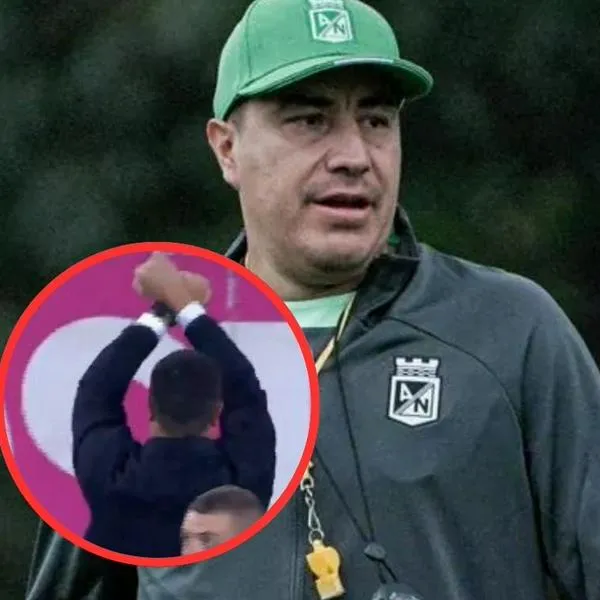 Nacional vs Santafe: expulsaron al técnico Efraín Juárez por provocar tribuna