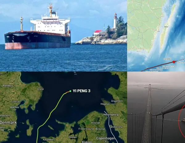Lo que se sabe del buque chino sospechoso de cortar cables en el Mar Báltico