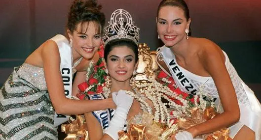 Carolina Gómez, Sushmita Sen y Minorka Mercado, en nota sobre por qué la colombiana no ganó Miss Universo