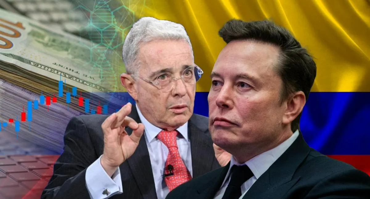 Uribe habla de empresa colombiana y Elon Musk.