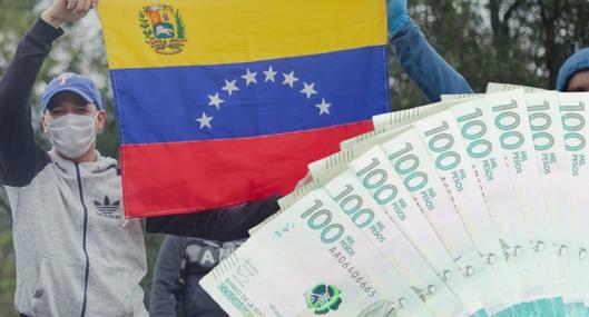 Venezolanos en Bogotá y dinero de Colombia, en nota sobre cuánto les darán por subsidio de arrendamiento