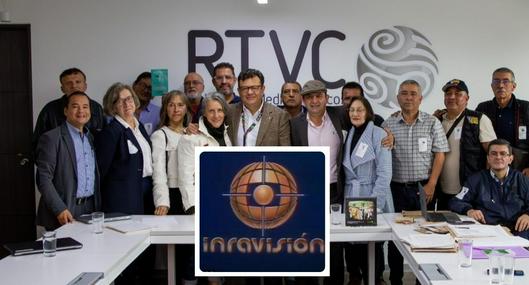 Fotos de Hollman Morris y de Inravisión, en nota de por qué RTVC cambiaría a Inravisión en Colombia: anuncio de posible modificación