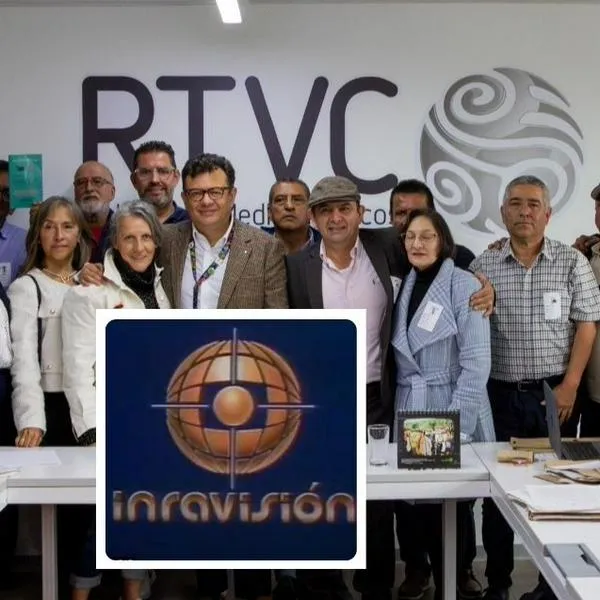 Fotos de Hollman Morris y de Inravisión, en nota de por qué RTVC cambiaría a Inravisión en Colombia: anuncio de posible modificación