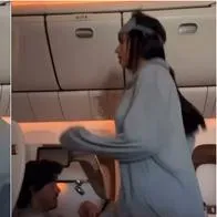 Critican a Bárbara de Regil, de 'Rosario Tijeras', por hacer ejercicio en avión: video