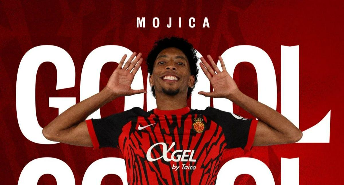 Johan Mojica metió golazo al último minuto y ganó el partido con Mallorca