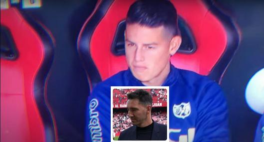 Fotos de James Rodríguez y de David Cobeño, en nota de qué pasa con James Rodríguez en Rayo Vallecano: directivo puso en vilo su salida