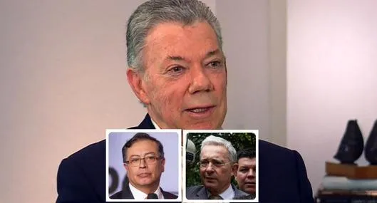 Foto de Juan Manuel Santos , en nota de que el expresidente respondió a quién elegiría entre Gustavo Petro y Álvaro Uribe