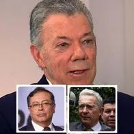 Foto de Juan Manuel Santos , en nota de que el expresidente respondió a quién elegiría entre Gustavo Petro y Álvaro Uribe