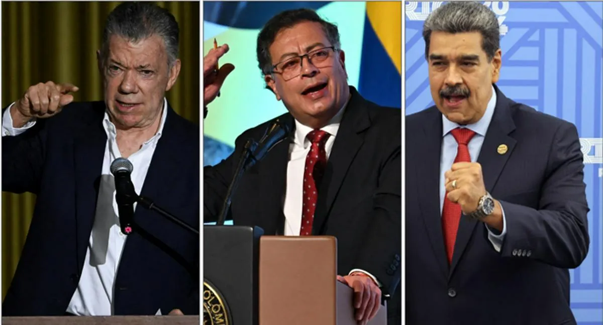 Juan M. Santos habla de “complicidad” por actitud de Gustavo Petro ante a Maduro