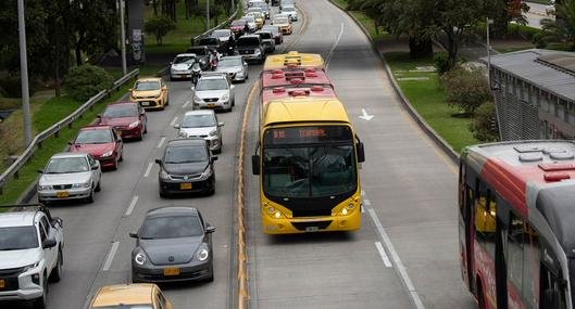 Movilidad en Bogotá, en nota sobre que sería caótica por eventos 