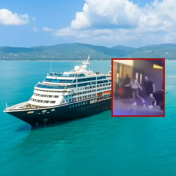 Susto en crucero que casi se voltea.