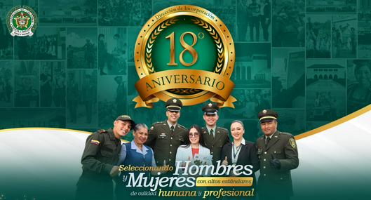 Dirección de Incorporación de la Policía celebra 18 años de creación