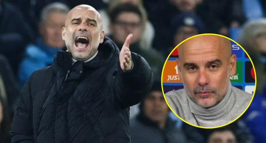 Guardiola explica por qué tenía cara aruñada tras empate Man City y Feyenoord