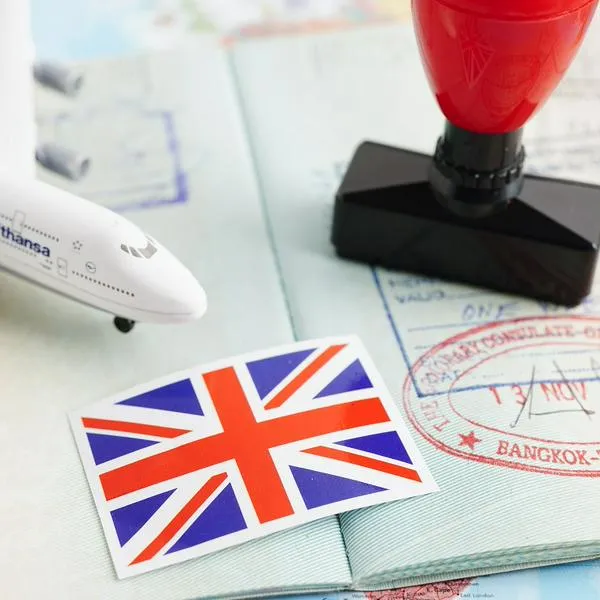 Imagen de referencia de visa de Reino Unido, en nota sobre cómo sacarla en cinco días o menos