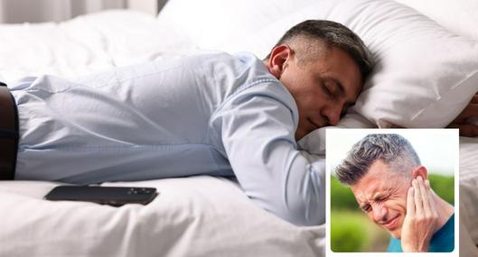 Foto de dormido y enfermo, en nota de qué tan saludable es dormir hasta tarde los fines de semana para recuperar sueño