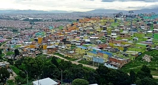 Imagen de referencia de Ciudad Bolívar en Bogotá.