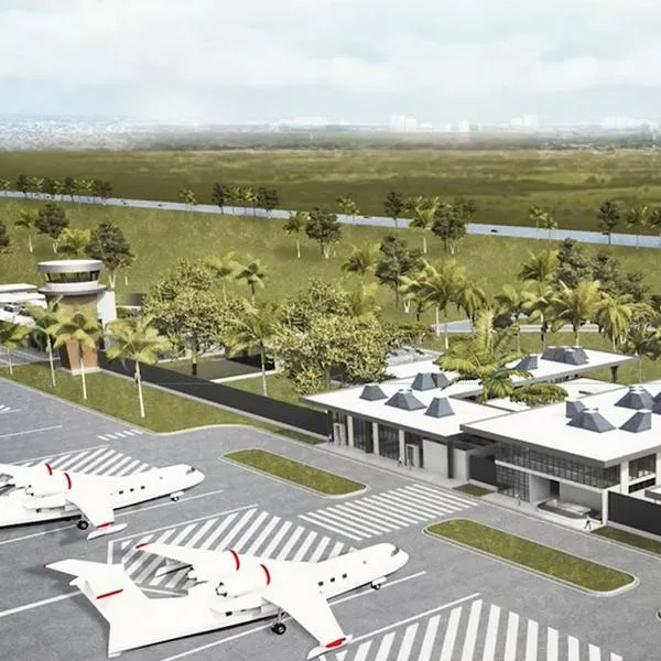 Boceto del aeropuerto de Tolú renovado