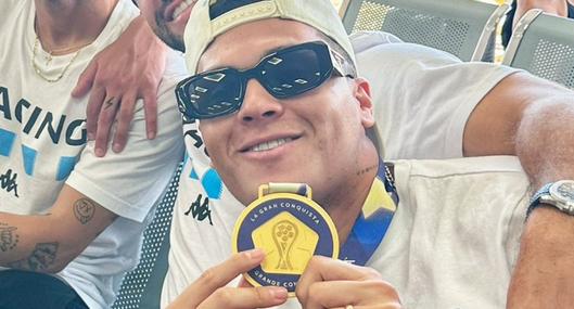 Juan Fernando Quintero regresa a Colombia desde Racing por problemas salud