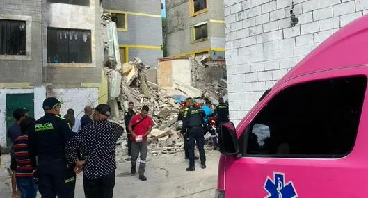 Colapso de edificio tiene varias personas lesionadas.