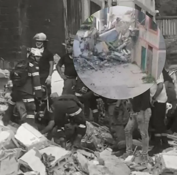Una persona muerta ante colapso de edificio en Barranquilla. 