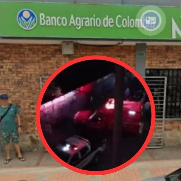 Robo al Banco Agrario en Mesitas del Colegio: así huyeron delincuentes
