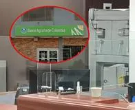 Robo al Banco Agrario en Mesitas (Cundinamarca)