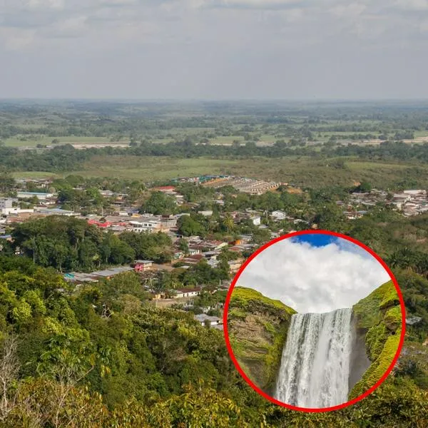 ¿Qué municipio queda detrás de Monserrate? 