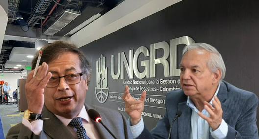 Gustavo Petro tildó de víctima a ministro de Hacienda por escándalo de la UNGRD